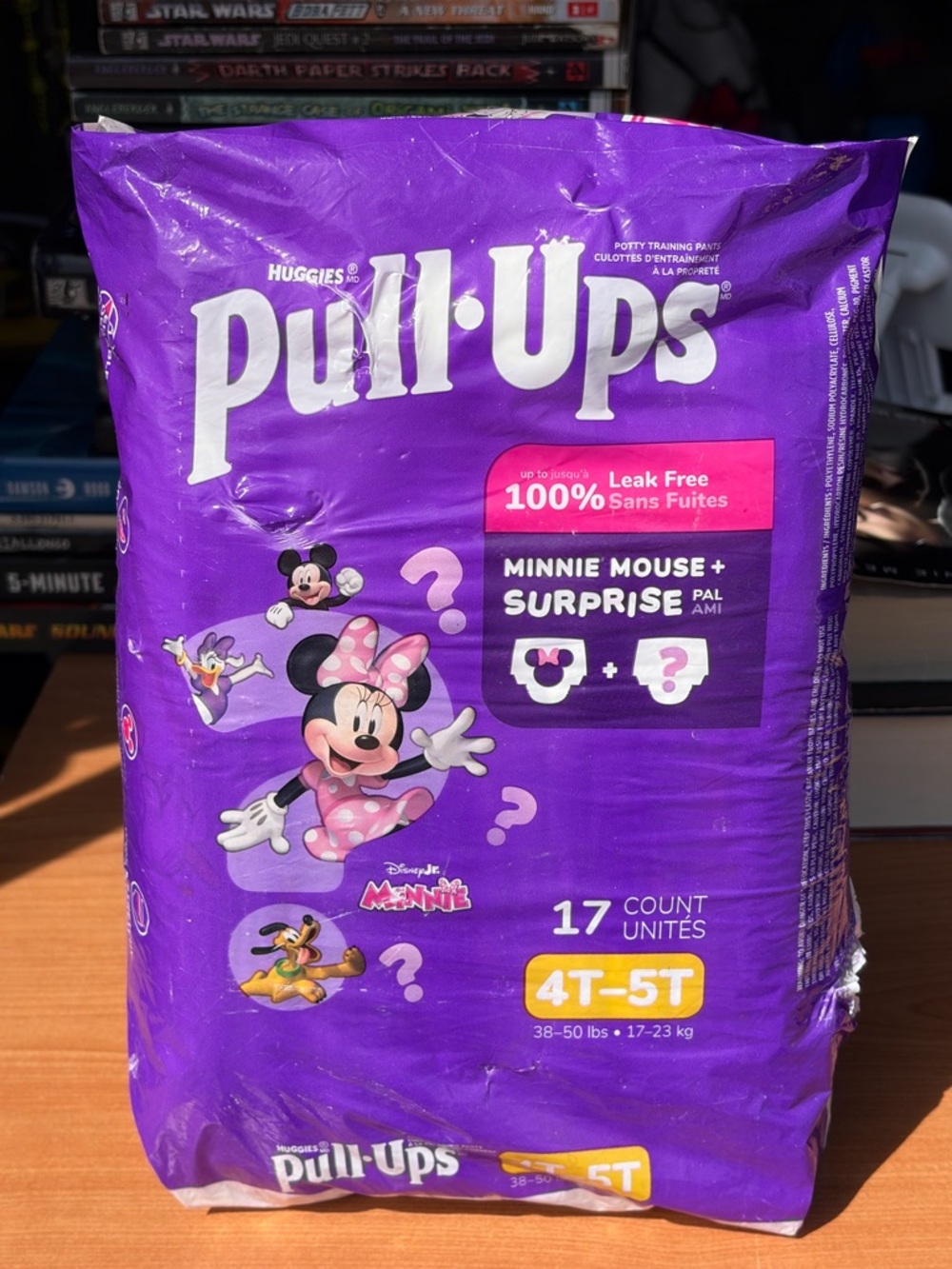 Huggies Pull•UPS Disney Minnie Mouse Training Pants 4T-5T (38-50lbs) 17 Pack NIP